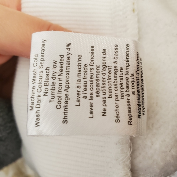 TNA Fleece Retro/Vintage Patterned Zip Up Hoodie in White & Gold - Picture 15 of 16